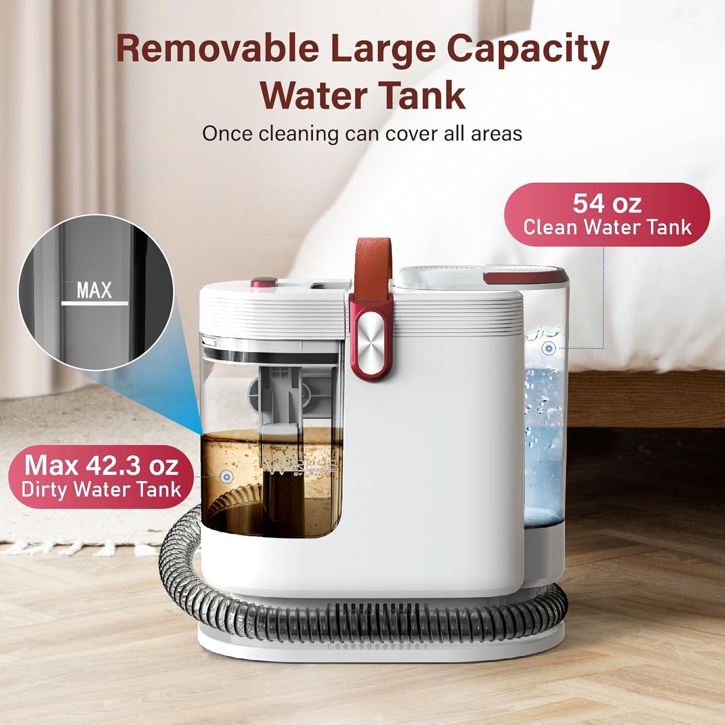 SteamPro™ Portable Tapijt og Bekledingsreiniger