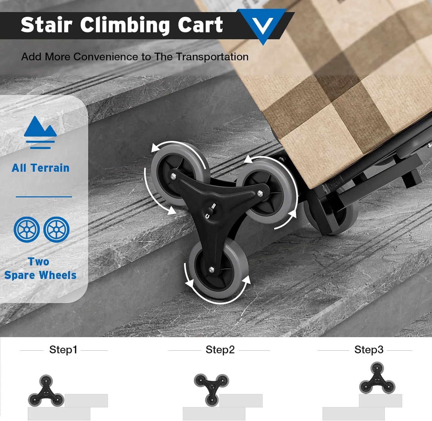 StepCart™ Power Incline -kiipeilylaite