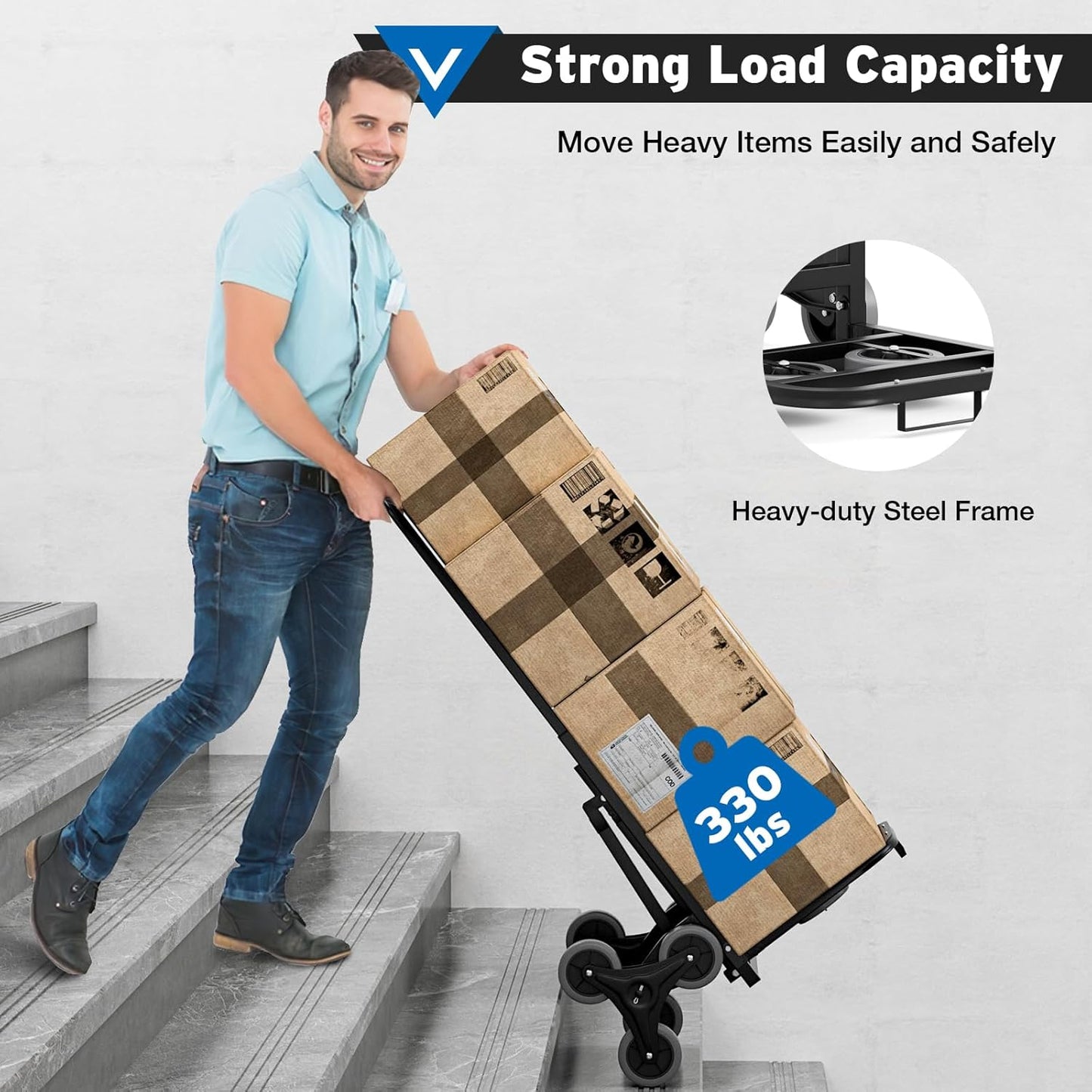 StepCart™ Power Incline -kiipeilylaite