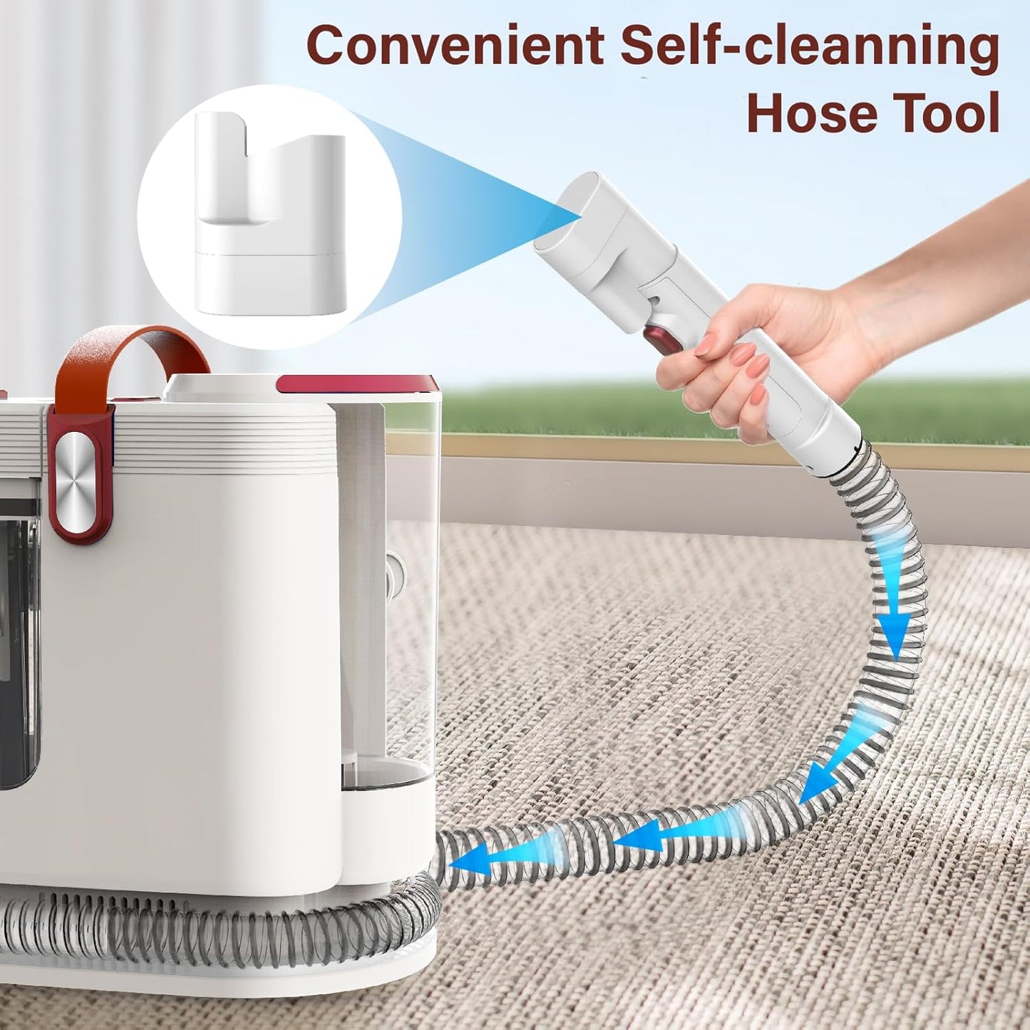 SteamPro™ Portable Tapijt og Bekledingsreiniger