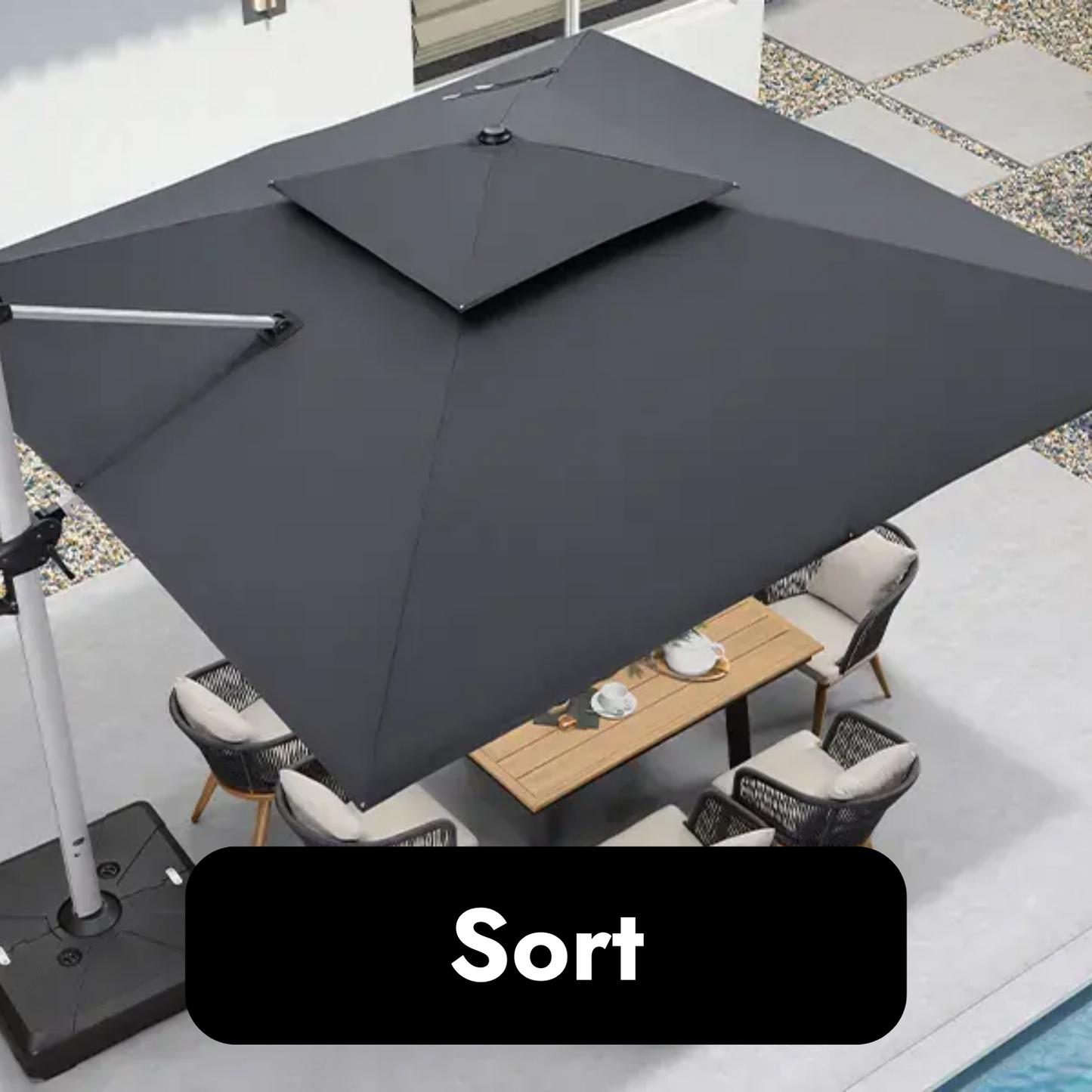 SunJoy™ Paraply til terrasse